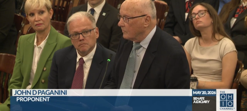 John Paganini Testifies Before Ohio Senate in Support of S.B. 292 as Supreme Court Decision Remains Pending